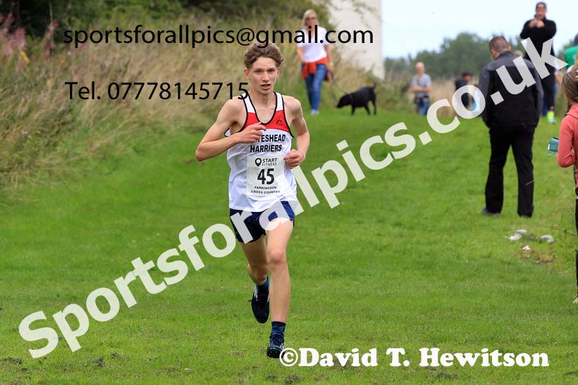 Boys and Girls under-15s, Farringdon Cross Country Relays, Sunderland.  Photo: David T. Hewitson/Sports for All Pics